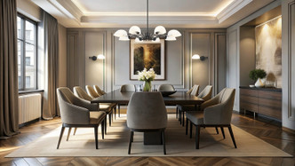 Breton Eight Light Chandelier (3048-8MB)