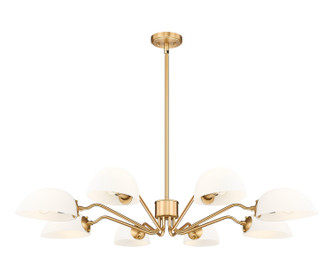 Z-Lite - 3048-8MGLD - Eight Light Chandelier - Breton - Modern Gold