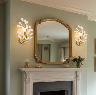 Claudine One Light Wall Sconce (353-1S-MGLD)