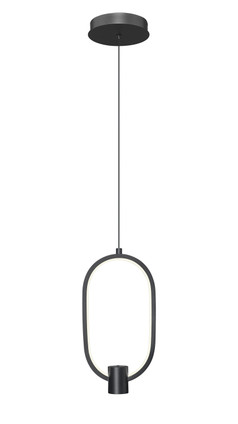 Z-Lite - 4101-7MB-LED - LED Pendant - Saros - Matte Black
