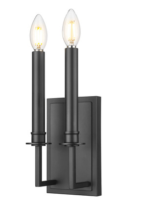 Z-Lite - 4503-2S-MB - One Light Wall Sconce - Orson - Matte Black