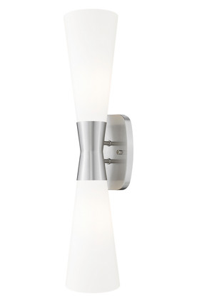 Z-Lite - 4504-2SL-BN - Two Light Wall Sconce - Emrys - Brushed Nickel