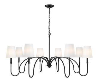 Z-Lite - 4505-8MB - Eight Light Chandelier - Jisele - Matte Black