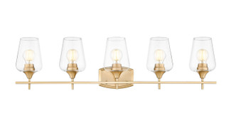 Joliet Five Light Vanity (473-5V-BBR)