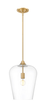 Z-Lite - 473P12-BBR - One Light Pendant - Joliet - Burnished Brass