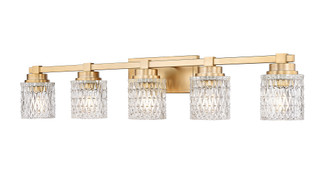 Z-Lite - 6101-5V-MGLD - Five Light Vanity - Jacqueline - Modern Gold