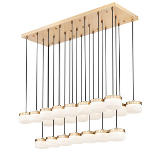 Renaud LED Linear Chandelier (827P6-23L-MGLD-LED)