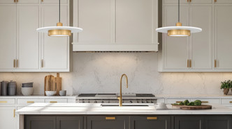 Ludo LED Pendant (829P20-MW-MGLD-LED)