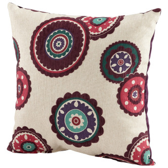 Cyan - 06525 - Pillow - Peony - Fuschia/White