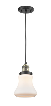 manufacturer_finish:Black Antique Brass|manufacturer_glass:Matte White Bellmont|light_source:LED|light_output:220.00lm|color_temperature:2200K|cri:99