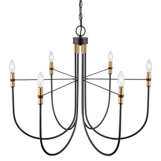 Foundry Six Light Chandelier (AC12226BB)