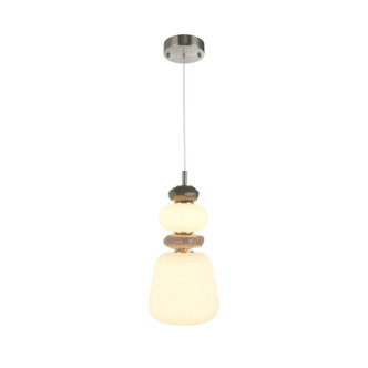 Artcraft - AC5071SN - LED Pendant - Strata - Satin Nickel