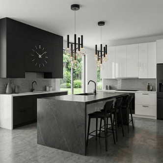 Terra LED Chandelier (AC6855BK)