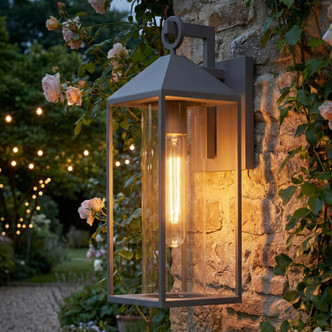 Portside One Light Outdoor Lantern (AC8981BK)