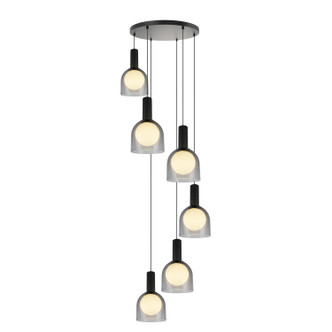 Juna Six Light Pendant (SC13386BK)