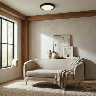 Dl-11F-25Dcw LED Flush Mount (DL-11F-25DCW-BK-C)