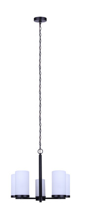Britton Five Light Chandelier (ICH1234A05BK-FO)