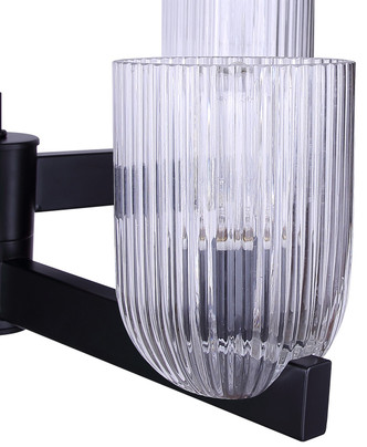 Renzo Four Light Chandelier (ICH1243A04BK)