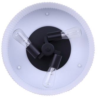 Kinslea Three Light Flush Mount (IFM1165A14BK-FR)