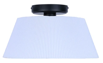 Aspen One Light Flush Mount (IFM1201A13BK)