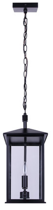 Rossland Two Light Outdoor Pendant (IOL769BK)
