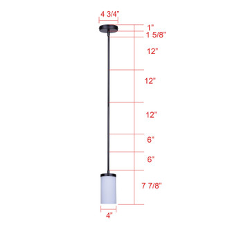 Britton One Light Pendant (IPL1234A01BK-FO)