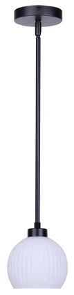 Nella One Light Pendant (IPL2257B01BK)