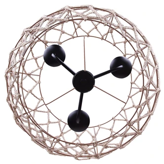 Hora-Marron Three Light Pendant (IPL2269B03BK20)