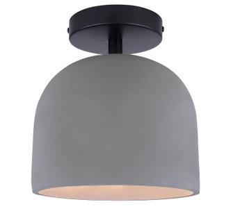 Canarm - ISF729B01BK-GY - One Light Semi-Flushmount - Jack - Matte Black
