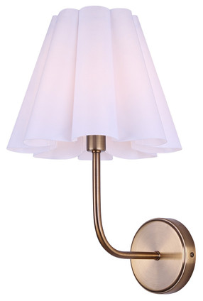 Canarm - IWF1239A01GD - One Light Wall Sconce - Iris - Gold