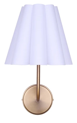 Iris One Light Wall Sconce (IWF1239A01GD)