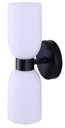 Darius Two Light Wall Fixture (IWF1251A02BK)