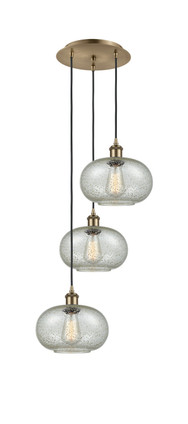 Innovations - 113B-3P-AB-G249 - LED Pendant - Ballston - Antique Brass