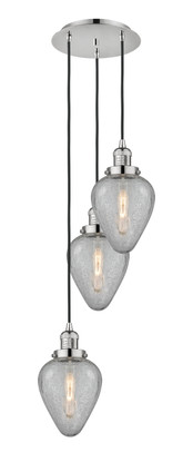 Innovations - 113F-3P-PN-G165 - Three Light Pendant - Franklin Restoration - Polished Nickel
