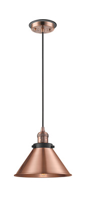 Innovations - 201CBP-ACBK-M10-AC - One Light Mini Pendant - Franklin Restoration - Antique Copper