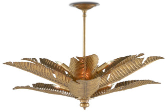 Tropical Collection Six Light Semi-Flush Mount