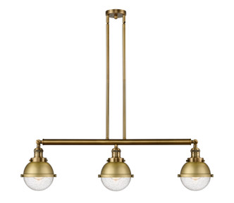 Innovations - 213-BB-HFS-64-BB-LED - LED Island Pendant - Franklin Restoration - Brushed Brass