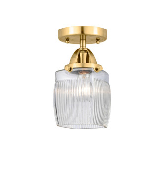 Innovations - 288-1C-SG-G302-LED - LED Semi-Flush Mount - Nouveau 2 - Satin Gold