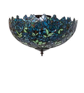 Nightfall Wisteria Three Light Flushmount (281748)
