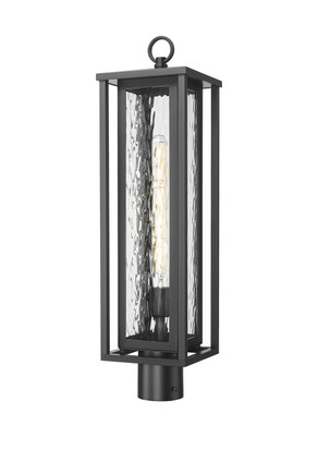 Innovations - 9950-1PLT-BK-25-WG - One Light Outdoor Post Lantern - Ashland - Matte Black