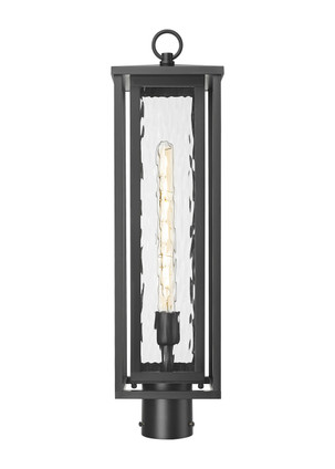 Ashland One Light Outdoor Post Lantern (9950-1PLT-BK-25-WG)