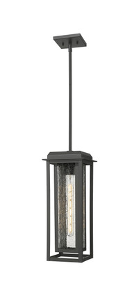 Innovations - 9951-1H-BK-19-CG-BK-SDY - One Light Pendant - Mansfield - Matte Black
