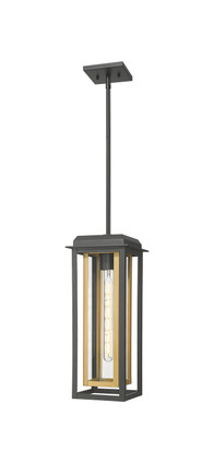 Innovations - 9951-1H-BK-19-CG-BR-CL - One Light Pendant - Mansfield - Matte Black