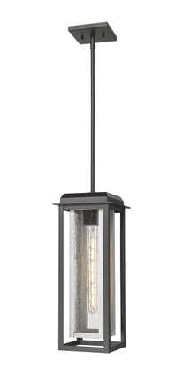Innovations - 9951-1H-BK-19-CG-SV-SDY - One Light Pendant - Mansfield - Matte Black