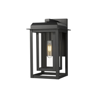 Innovations - 9951-1W-BK-13-CG-BK-CL - One Light Wall Sconce - Mansfield - Matte Black