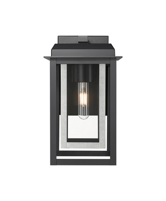 Mansfield One Light Outdoor Wall Sconce (9951-1W-BK-13-CG-SV-CL)