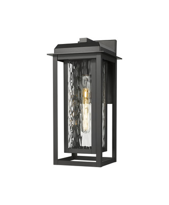 Innovations - 9951-1W-BK-16-CG-BK-WG - One Light Wall Sconce - Mansfield - Matte Black
