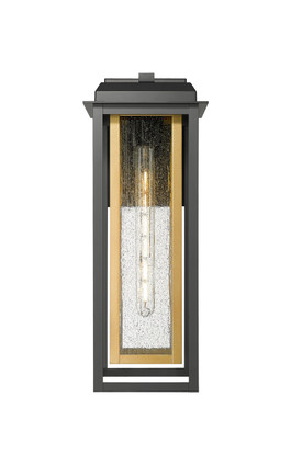 Mansfield One Light Outdoor Wall Sconce (9951-1W-BK-20-CG-BR-SDY)