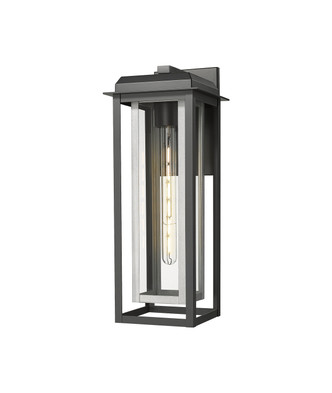 Innovations - 9951-1W-BK-20-CG-SV-CL - One Light Wall Sconce - Mansfield - Matte Black