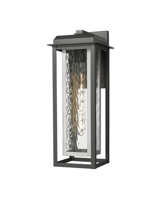 Innovations - 9951-1W-BK-20-CG-SV-WG - One Light Wall Sconce - Mansfield - Matte Black